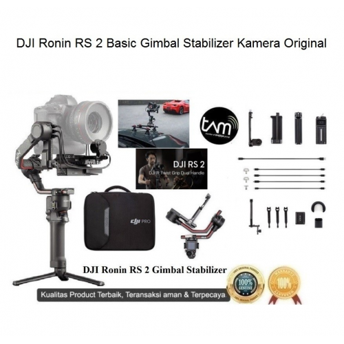 Dji Ronin RS 2 Basic Gimbal Stabilizer Kamera - Dji RS2 Original New Garansi Resmi